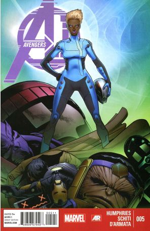 Avengers A.I. 5 published by Marvel with cover art by David Marquez