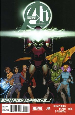 Avengers A.I. 6 published by Marvel with cover art by David Marquez