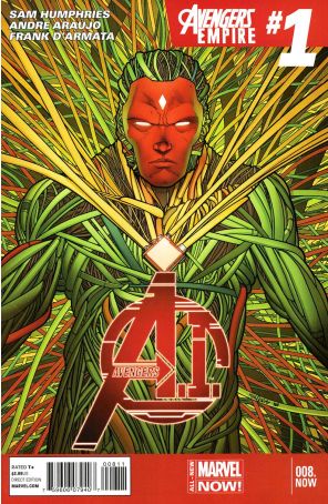 Avengers A.I. 8 published by Marvel with cover art by David Marquez