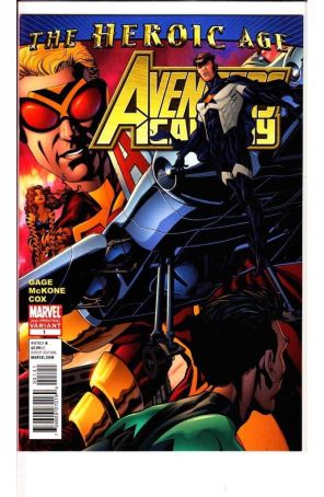 Avengers Academy 1 (2nd) published by Marvel with cover art by Mike Mckone