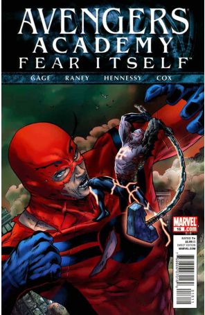 Avengers Academy 16 published by Marvel with cover art by Billy Tan