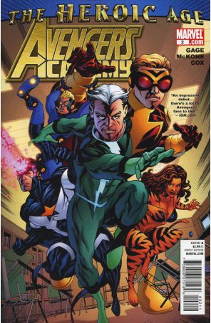 Avengers Academy 2 published by Marvel with cover art by Mike Mckone