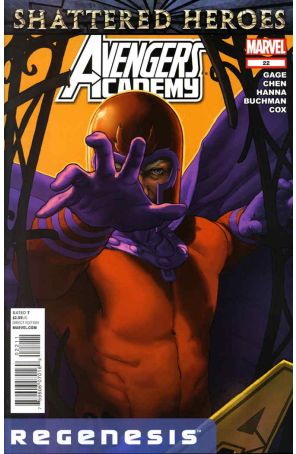 Avengers Academy 22 published by Marvel with cover art by Rodin Esquejo
