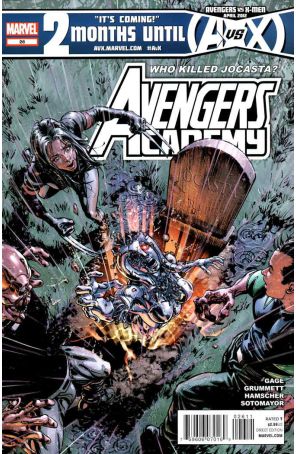 Avengers Academy 26 published by Marvel with cover art by David Yardin
