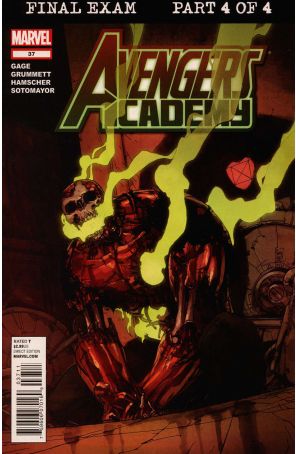 Avengers Academy 37 published by Marvel with cover art by Guiseppe Camincoli