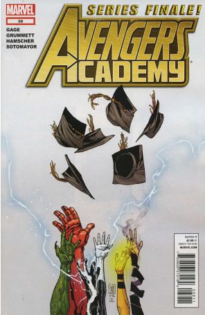 Avengers Academy 39 published by Marvel with cover art by Giuseppe Camuncoli