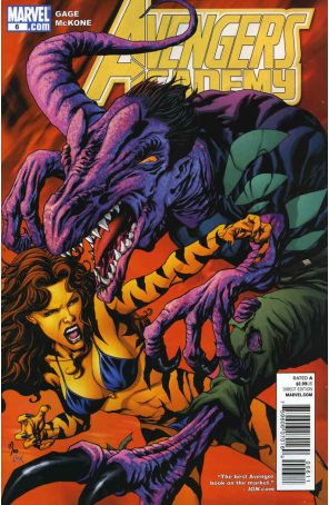 Avengers Academy 6 published by Marvel with cover art by Mike Mckone