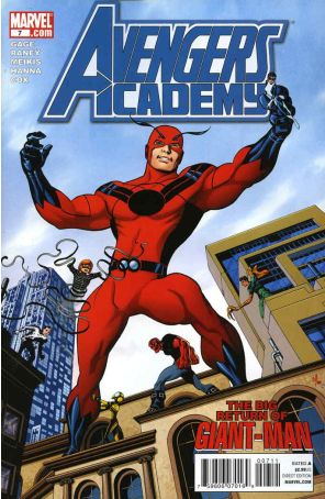 Avengers Academy 7 published by Marvel with cover art by Mike McKone