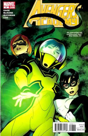 Avengers Academy 8 published by Marvel with cover art by Mike Mckone