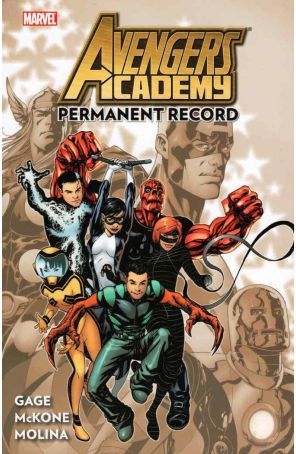Avengers Academy TPB 1 published by Marvel with cover art by Mike McKone