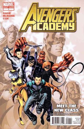 Avengers Academy CS 1 published by Marvel with cover art by Billy Tan
