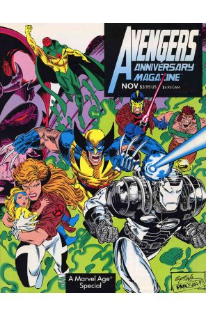 Avengers Anniversary Magazine 1 published by Marvel with cover art by Steve Epting and Dan Panosian