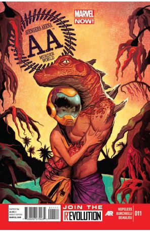 Avengers Arena 11 published by Marvel with cover art by Mike Del Mundo