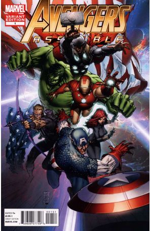 Avengers Assemble (4th Series) 1C published by Marvel with cover art by Marc Silvestri