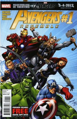 Avengers Assemble (4th Series) 1 published by Marvel with cover art by Mark Bagley
