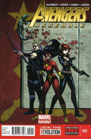 Avengers Assemble (4th Series) 12 published by Marvel with cover art by Nic Klein