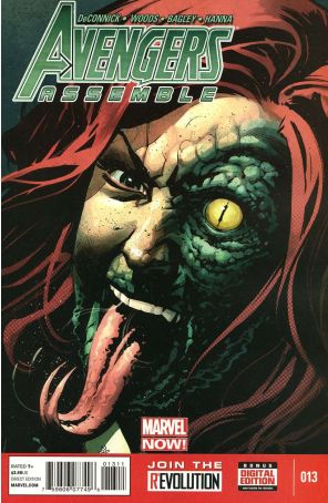 Avengers Assemble (4th Series) 13 published by Marvel with cover art by Nic Klein