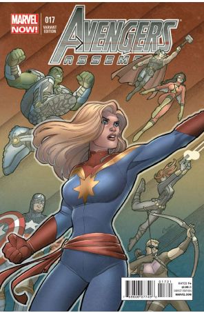 Avengers Assemble (4th Series) 17A published by Marvel with cover art by Amanda Conner