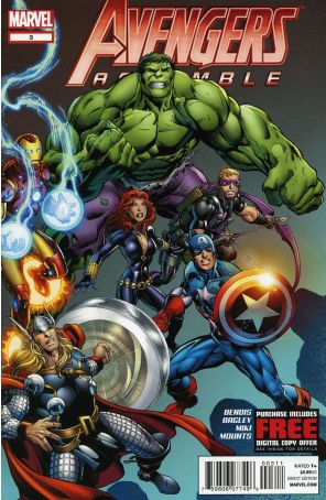 Avengers Assemble (4th Series) 3 published by Marvel with cover art by Mark Bagley
