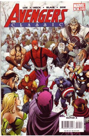 Avengers Classic 10 published by Marvel with cover art by Arthur Adams