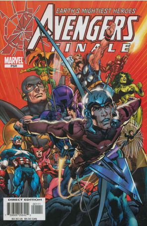 Avengers Finale 1 published by Marvel with cover art by Neal Adams