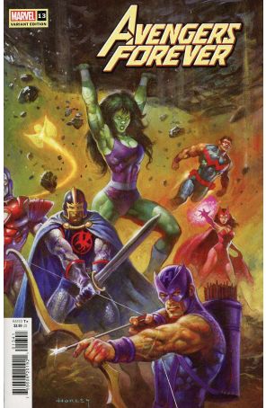 Avengers Forever (2nd Series) 13C published by Marvel with cover art by Alex Horley