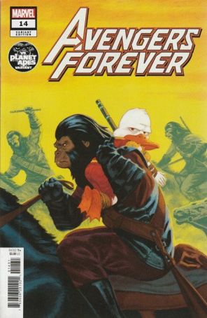 Avengers Forever (2nd Series) 14B published by Marvel with cover art by David Talaski