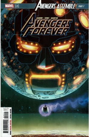 Avengers Forever (2nd Series) 14 published by Marvel with cover art by Aaron Kuder