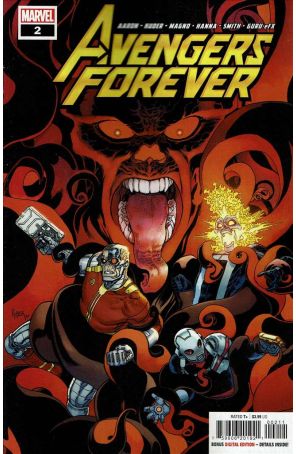 Avengers Forever (2nd Series) 2 published by Marvel with cover art by Aaron Kuder
