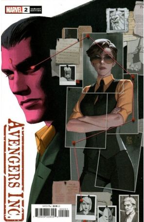 Avengers Inc. 2D published by Marvel with cover art by Aka