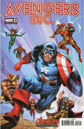Avengers Inc. 4A published by Marvel with cover art by Salvador Larroca
