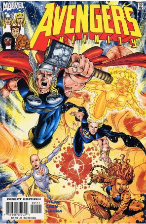 Avengers Infinity 1 published by Marvel with cover art by Sean Chen