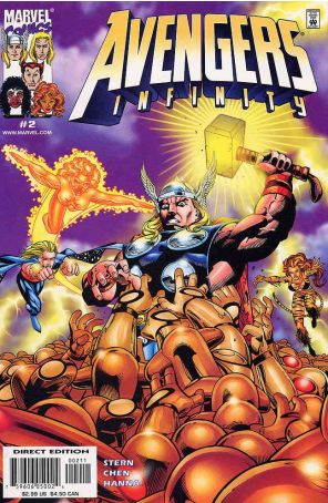 Avengers Infinity 2 published by Marvel with cover art by Sean Chen