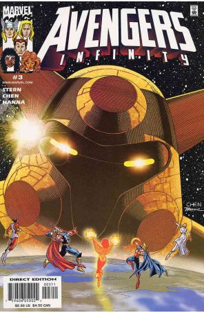 Avengers Infinity 3 published by Marvel with cover art by Sean Chen