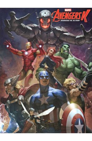 Avengers K Book TPB 1A published by Marvel with cover art by Woo Chul Lee