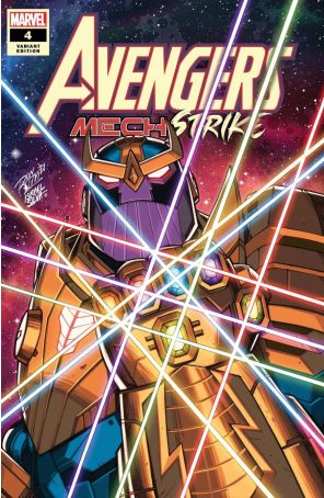 Avengers Mech Strike 4A published by Marvel with cover art by Ron Lim