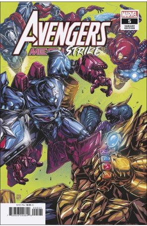 Avengers Mech Strike 5A published by Marvel with cover art by Takashi Okazaki