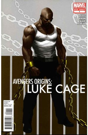 Avengers Origins: Luke Cage 1 published by Marvel with cover art by Marko Djurdjevic