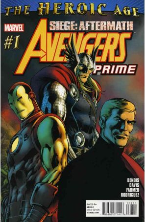 Avengers Prime 1 published by Marvel with cover art by Alan Davis
