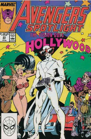 Avengers Spotlight 23 published by Marvel with cover art by Kieron Dwyer