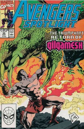 Avengers Spotlight 35 published by Marvel with cover art by Steve Lightle