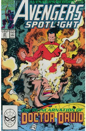 Avengers Spotlight 37 published by Marvel with cover art by Steve Lightle