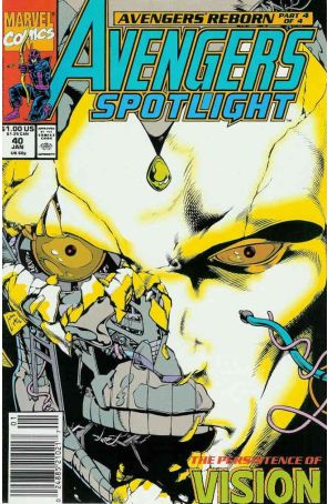 Avengers Spotlight 40 (Newsstand) published by Marvel with cover art by Steve Lightle