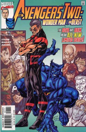 Avengers Two: Wonder Man And Beast 1 published by Marvel with cover art by Mark Bagley