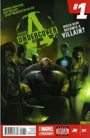 Avengers Undercover 1 published by Marvel with cover art by Francesco Mattina