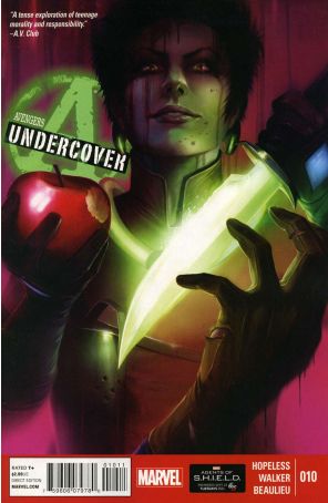 Avengers Undercover 10 published by Marvel with cover art by Francesco Mattina