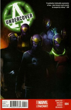 Avengers Undercover 4 published by Marvel with cover art by Francesco Mattina