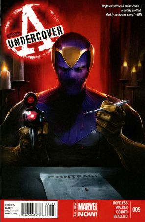 Avengers Undercover 5 published by Marvel with cover art by Francesco Mattina
