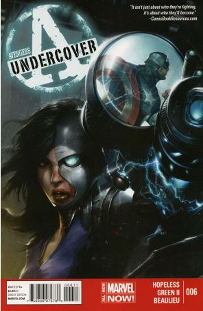 Avengers Undercover 6 published by Marvel with cover art by Francesco Mattina