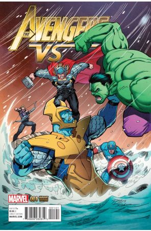 Avengers Vs 1C published by Marvel with cover art by Ron Lim